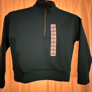 Member's Mark Girls Quarter-Zip Pullover - Teal Blue